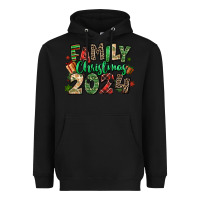 Black family christmas 2024 Heavyweight Hoodie - MaliasSmallBusiness