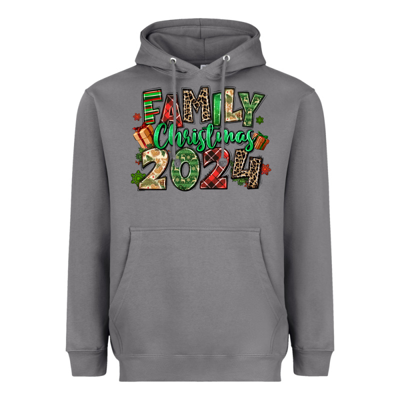 Family Christmas 2024 Heavyweight Hoodie by MaliasSmallBusiness | Teevron