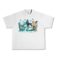 Lunar Rock winter snowman coffee cups Urban Heavy Tee - AdoDesignShop