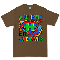Cacao autism is his superpower ripped Premium Tee - Zillion Design Studio