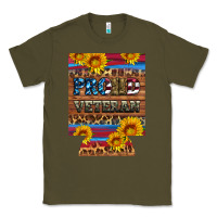 Army Green proud veteran  12 oz regular can cooler Classic Tee - Artiststas