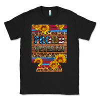Black proud veteran  12 oz regular can cooler Classic Tee - Artiststas