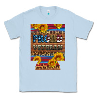 Dusty Blue proud veteran  12 oz regular can cooler Classic Tee - Artiststas