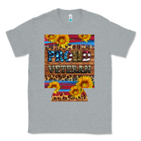 Heather Grey proud veteran  12 oz regular can cooler Classic Tee - Artiststas