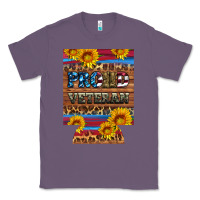 Lavender proud veteran  12 oz regular can cooler Classic Tee - Artiststas