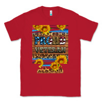 Red proud veteran  12 oz regular can cooler Classic Tee - Artiststas