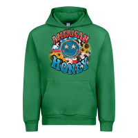 Emerald American honey smiley Urban Hoodie - HowdyJamesFarm