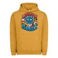 Pigment Peanut Butter American honey smiley Urban Hoodie - HowdyJamesFarm