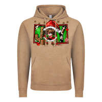 Vintage Coffee joy afro santa gnomes Vintage Hoodie - FaDigitalArtStudio