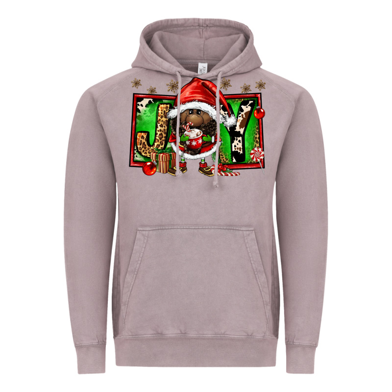 Joy Afro Santa Gnomes Vintage Hoodie by FaDigitalArtStudio | Teevron