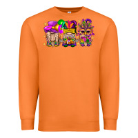 Carrot Mardi Gras Gnomies Cakes Flowers And Balloon Premium Sweatshirt - BundleAndBundleShop
