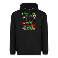 Black i am the reason santa has a naughty list Heavyweight Hoodie - MaliasSmallBusiness