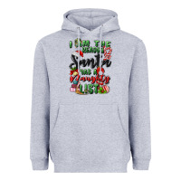 Heather Grey i am the reason santa has a naughty list Heavyweight Hoodie - MaliasSmallBusiness