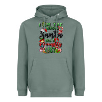 Sage i am the reason santa has a naughty list Heavyweight Hoodie - MaliasSmallBusiness