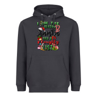 Smoke i am the reason santa has a naughty list Heavyweight Hoodie - MaliasSmallBusiness