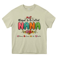 Mossy blessed to be called nana Heavy Core Tee - MaliasSmallBusiness