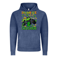 Vintage Denim st patricks shamrock crusher Vintage Hoodie - Neo Western