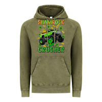 Vintage Olive st patricks shamrock crusher Vintage Hoodie - Neo Western