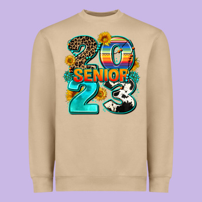Senıor 2023 Heavyweight Sweatshirt Designed By Adodesignshop