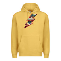 Antique Gold Western Aztec Pattern Lightning Premium Hoodie - Bettercallsaul