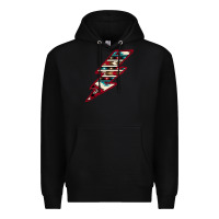 Black Western Aztec Pattern Lightning Premium Hoodie - Bettercallsaul