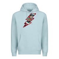 Blue Mist Western Aztec Pattern Lightning Premium Hoodie - Bettercallsaul