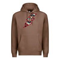 Chestnut Western Aztec Pattern Lightning Premium Hoodie - Bettercallsaul