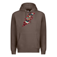 Coffee Western Aztec Pattern Lightning Premium Hoodie - Bettercallsaul