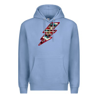 Colony Blue Western Aztec Pattern Lightning Premium Hoodie - Bettercallsaul