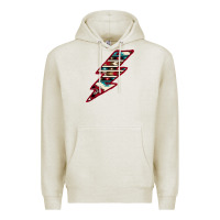 Oatmeal Heather Western Aztec Pattern Lightning Premium Hoodie - Bettercallsaul