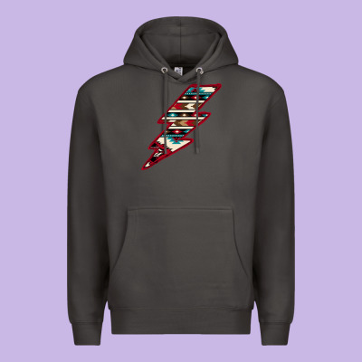 Western Aztec Pattern Lightning Premium Hoodie Designed By Bettercallsaul