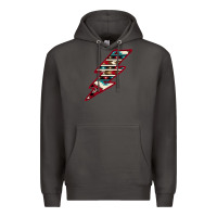 Smoke Western Aztec Pattern Lightning Premium Hoodie - Bettercallsaul