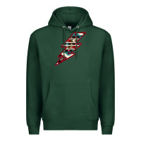 Sports Green Western Aztec Pattern Lightning Premium Hoodie - Bettercallsaul