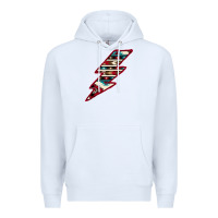 White Western Aztec Pattern Lightning Premium Hoodie - Bettercallsaul