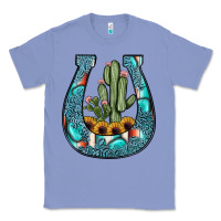 Colony Blue cactus horseshoe Classic Tee - JahusDesignShop