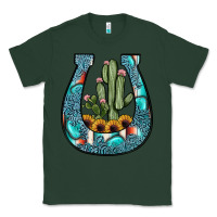 Sports Green cactus horseshoe Classic Tee - JahusDesignShop