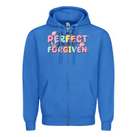 True Royal not perfect just forgiven Zipper Hoodie - MaliasSmallBusiness