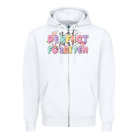 White not perfect just forgiven Zipper Hoodie - MaliasSmallBusiness