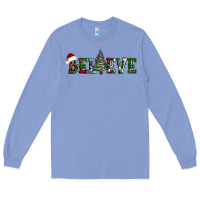 Colony Blue believe Christmas tree Long Sleeve Tee - AdoDesignShop