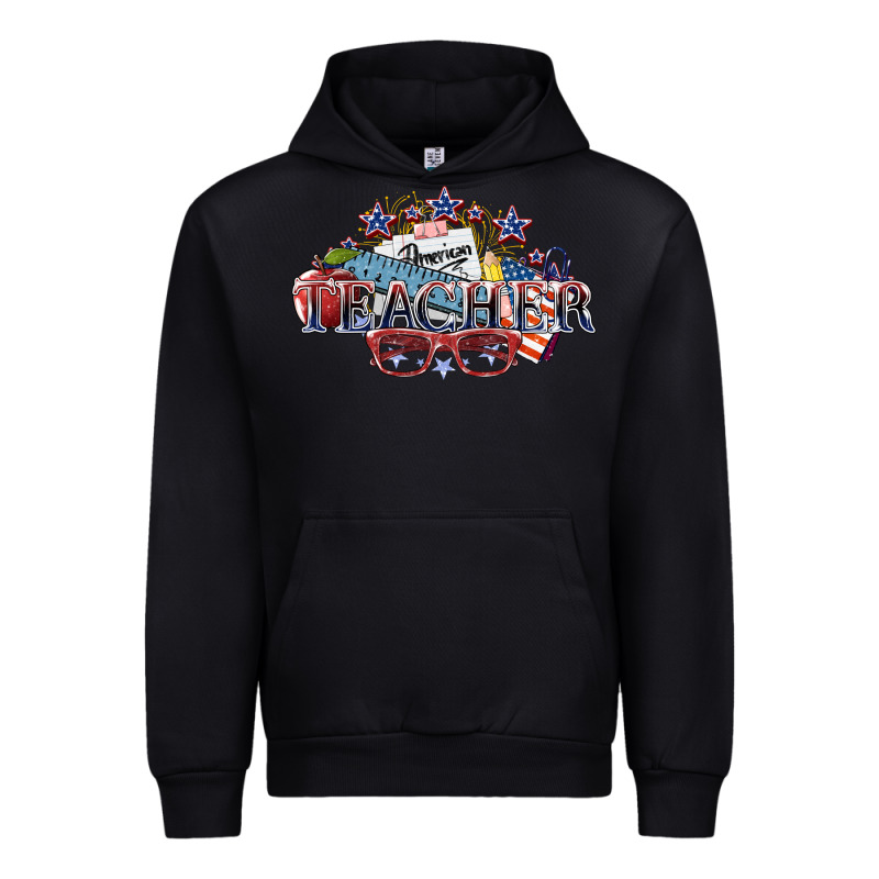 American Teacher 4th Of July Urban Hoodie by HowdyJamesFarm | Teevron