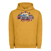 Pigment Peanut Butter American Teacher 4th of july Urban Hoodie - HowdyJamesFarm
