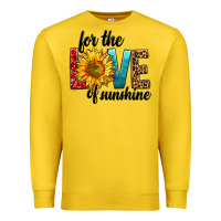 Lemon For The Love Of Sunshine Premium Sweatshirt - BundleAndBundleShop