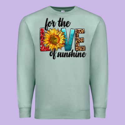 For The Love Of Sunshine Premium Sweatshirt Designed By Bundleandbundleshop