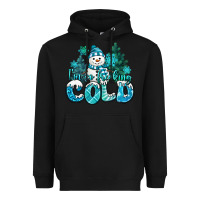 Black im so freaking cold snowman Heavyweight Hoodie - MaliasSmallBusiness