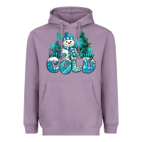 Lavender im so freaking cold snowman Heavyweight Hoodie - MaliasSmallBusiness