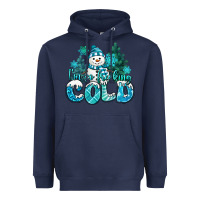 Navy im so freaking cold snowman Heavyweight Hoodie - MaliasSmallBusiness