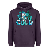 Plum im so freaking cold snowman Heavyweight Hoodie - MaliasSmallBusiness