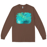 Chestnut turquoise background Long Sleeve Tee - AdoDesignShop