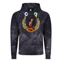 Cloud Black Halloween Horseshoe Vintage Hoodie - CowhideDigitalArt