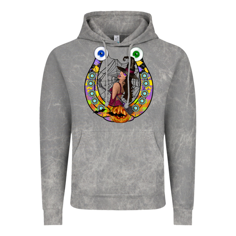 Halloween Horseshoe Vintage Hoodie by CowhideDigitalArt | Teevron